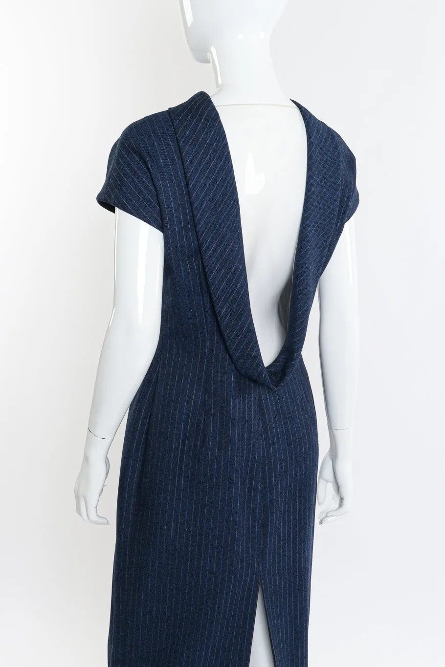 1998 F/W Wool Pinstripe Dress