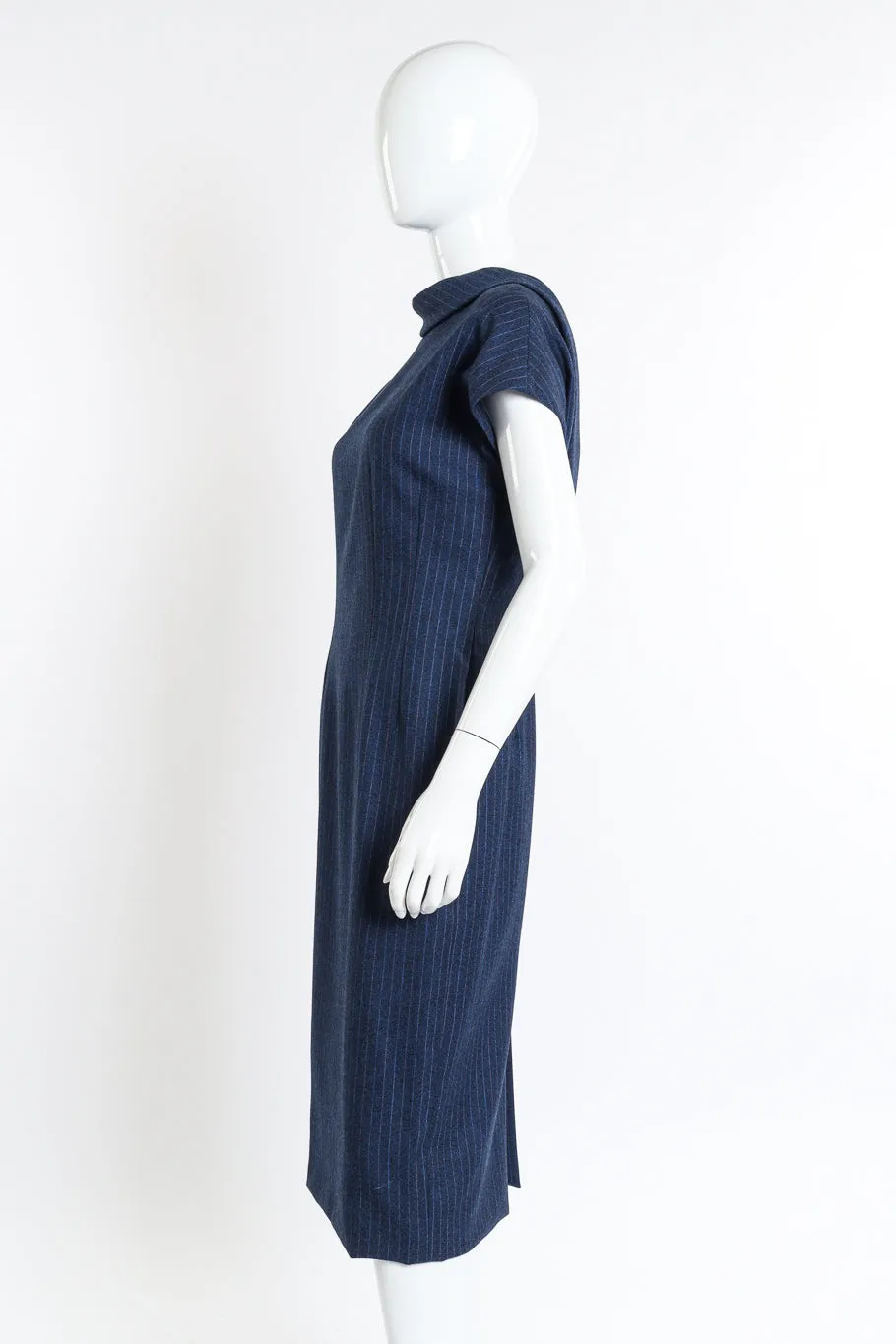 1998 F/W Wool Pinstripe Dress