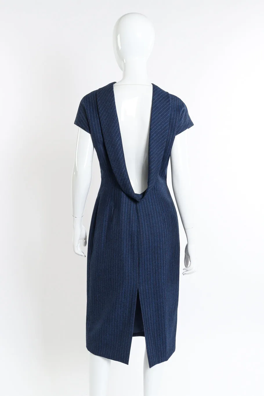 1998 F/W Wool Pinstripe Dress