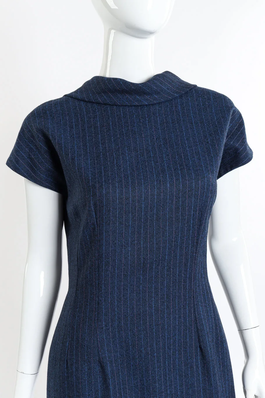 1998 F/W Wool Pinstripe Dress