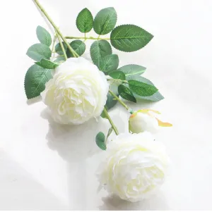 3 Headed Peony Artificial Flowers