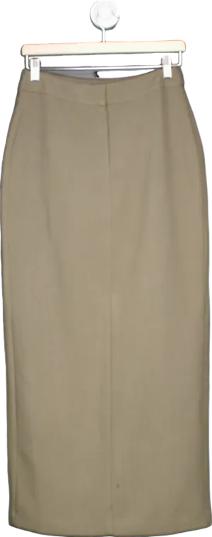 4th   Reckless Khaki Pencil Skirt UK 8