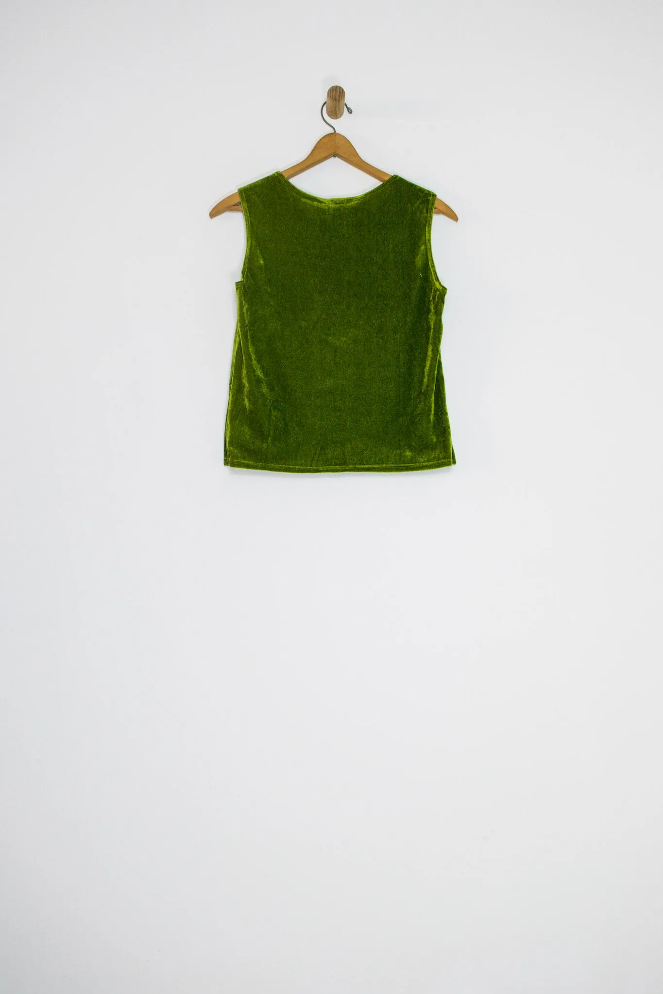 80's/90's MOSS VELOUR TANK TOP / MEDIUM