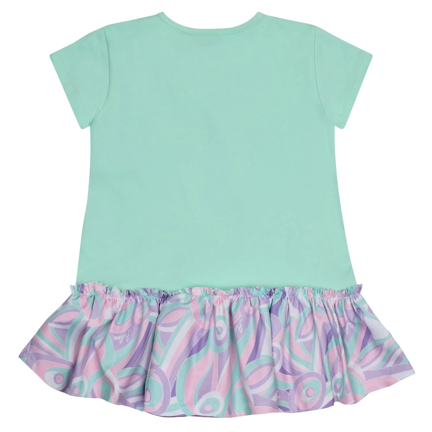 A DEE - Norah Popping Pastels Bow Sweat Dress - Mint