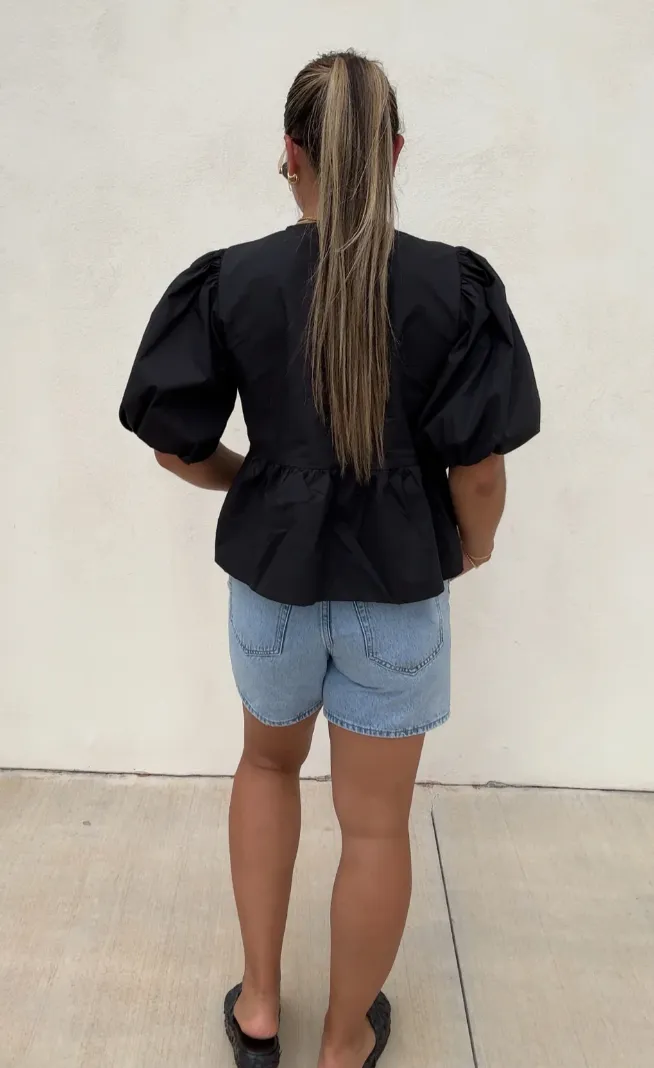 Alarissa® | Women'S Elegant Peplum Blouse, Baggy Fit And Stylish