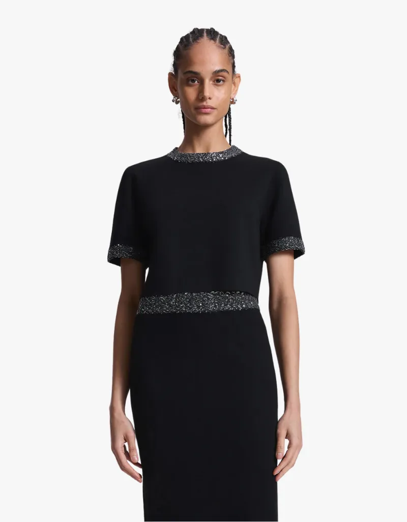 A.L.C. Maeve Sequin Embellished Top