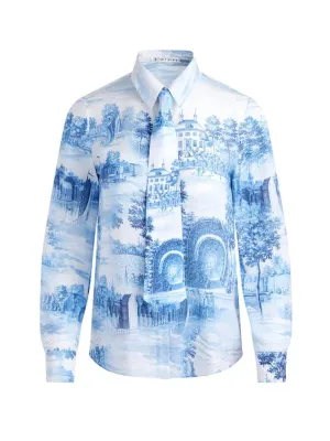 Alice   Olivia Willa Placket Top in Chateau