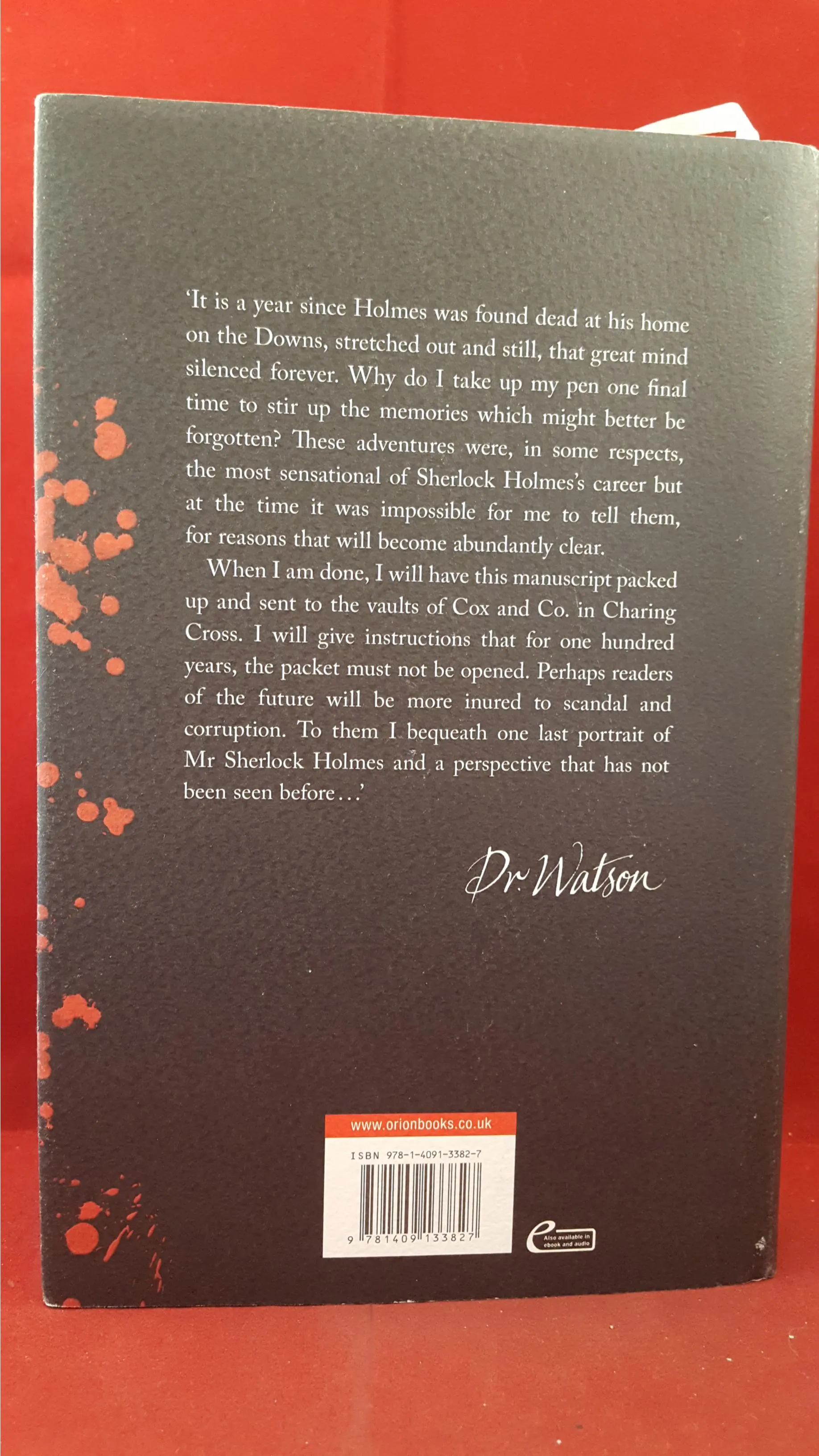Anthony Horowitz - The New Sherlock Holmes Novel The House Of Silk, Orion, 1976