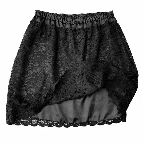 Anthropologie Poleci Lace Overlay Skirt