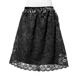 Anthropologie Poleci Lace Overlay Skirt