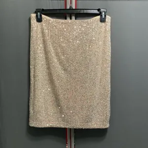 B19-Women's DKNY Skirt, Size M, Champagne