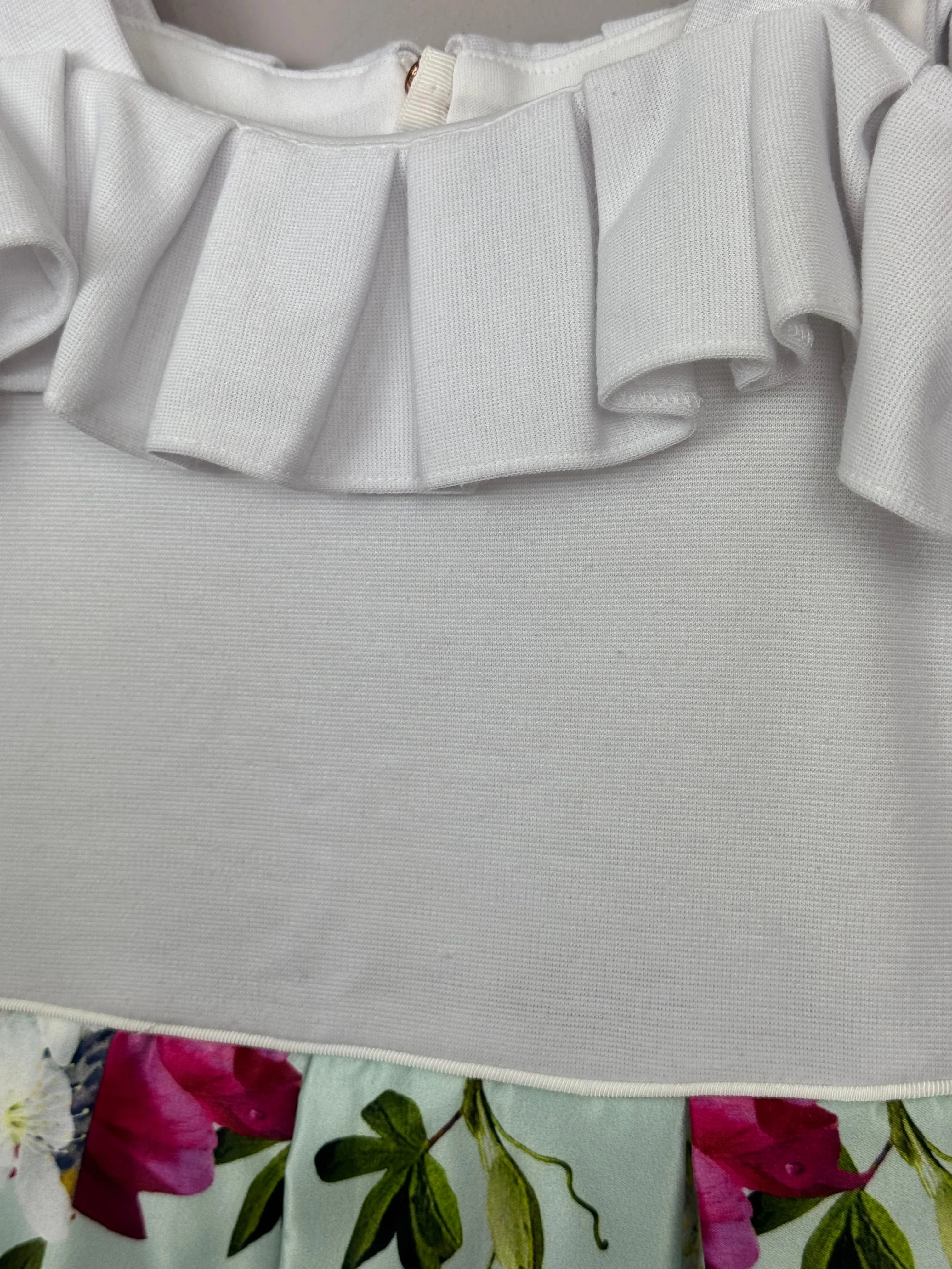 Baker Mint Floral Dress 6-7y