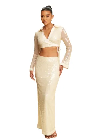 Bayley Sequin Skirt Set
