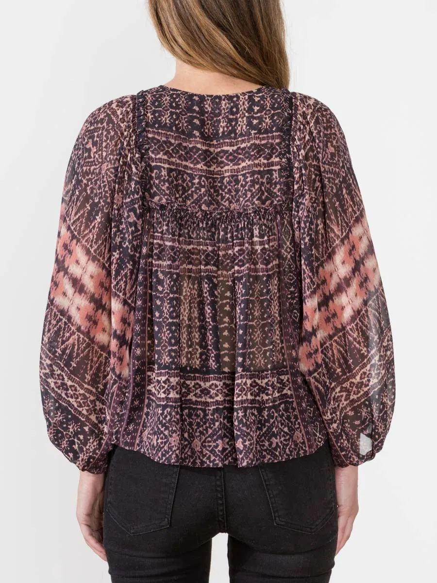 belen blouse - earth