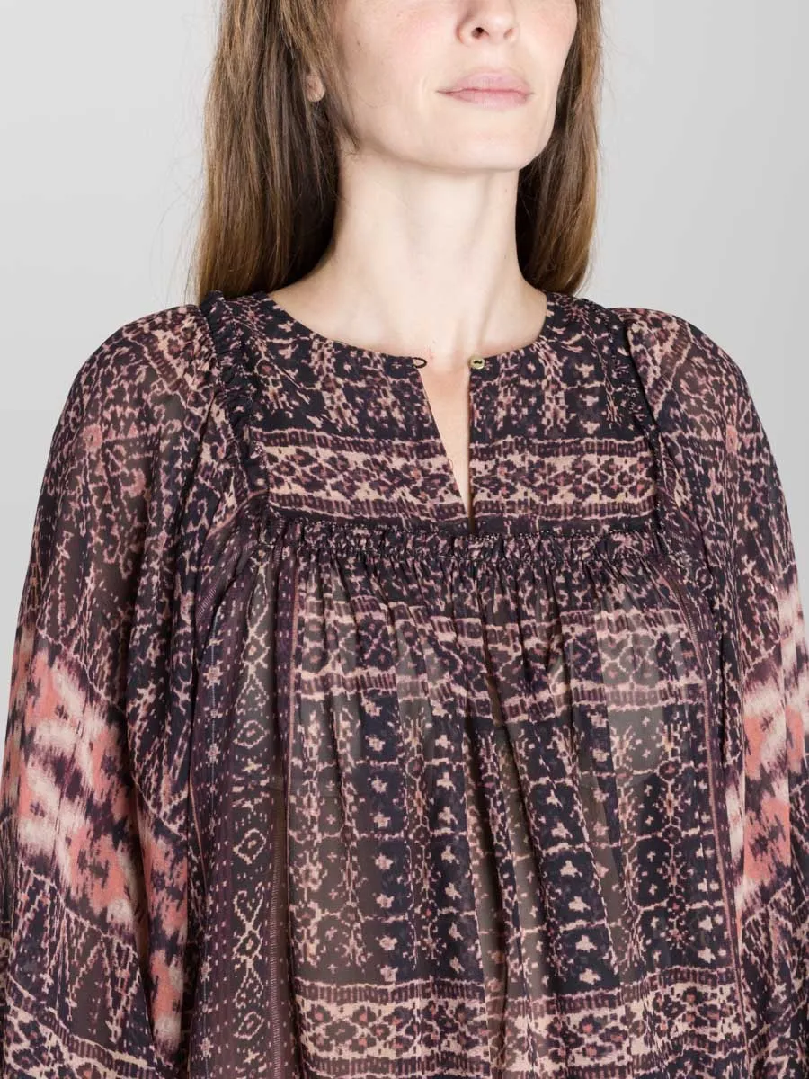 belen blouse - earth