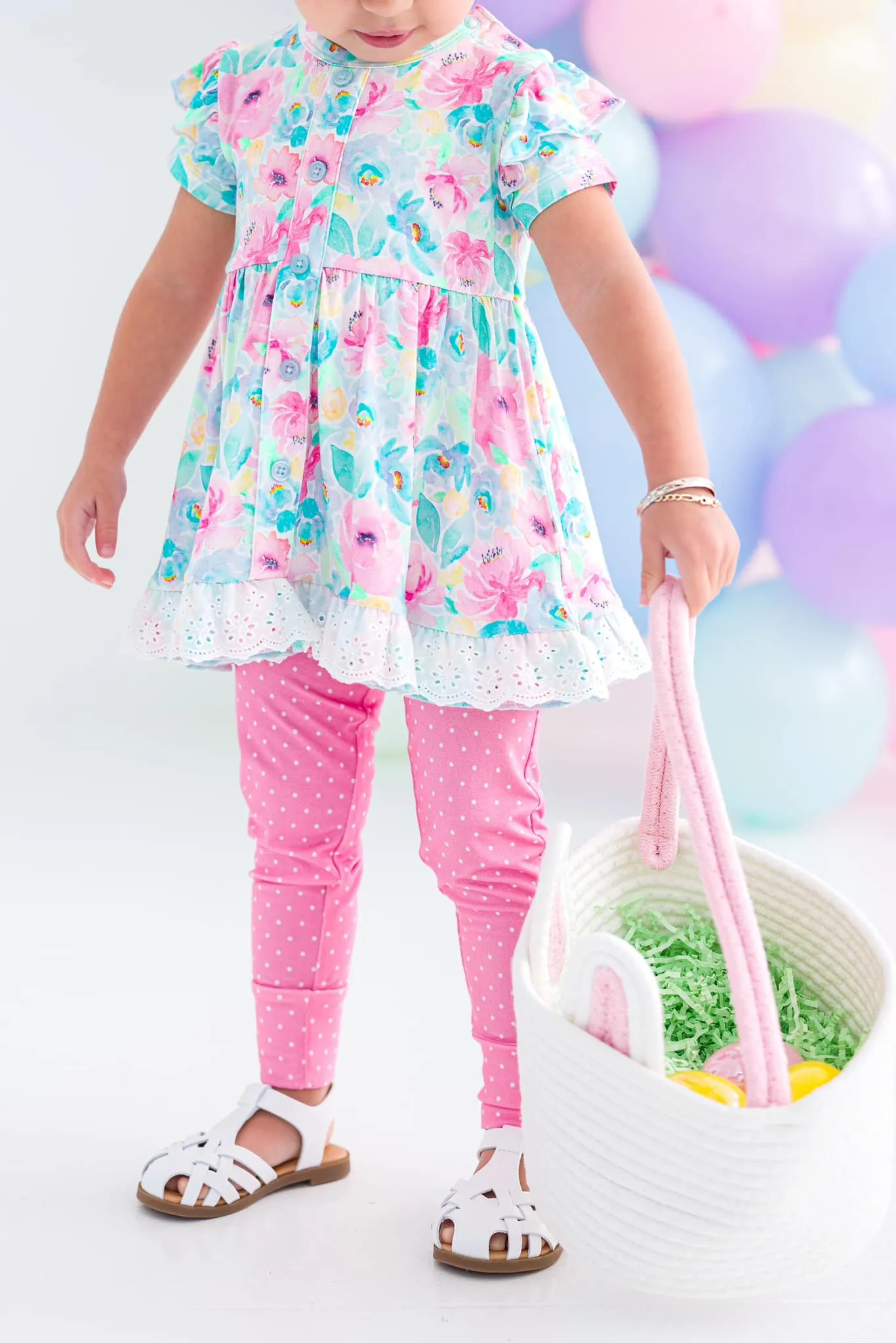 Birdie Bean Trinity Floral Print Birdie Peplum Set