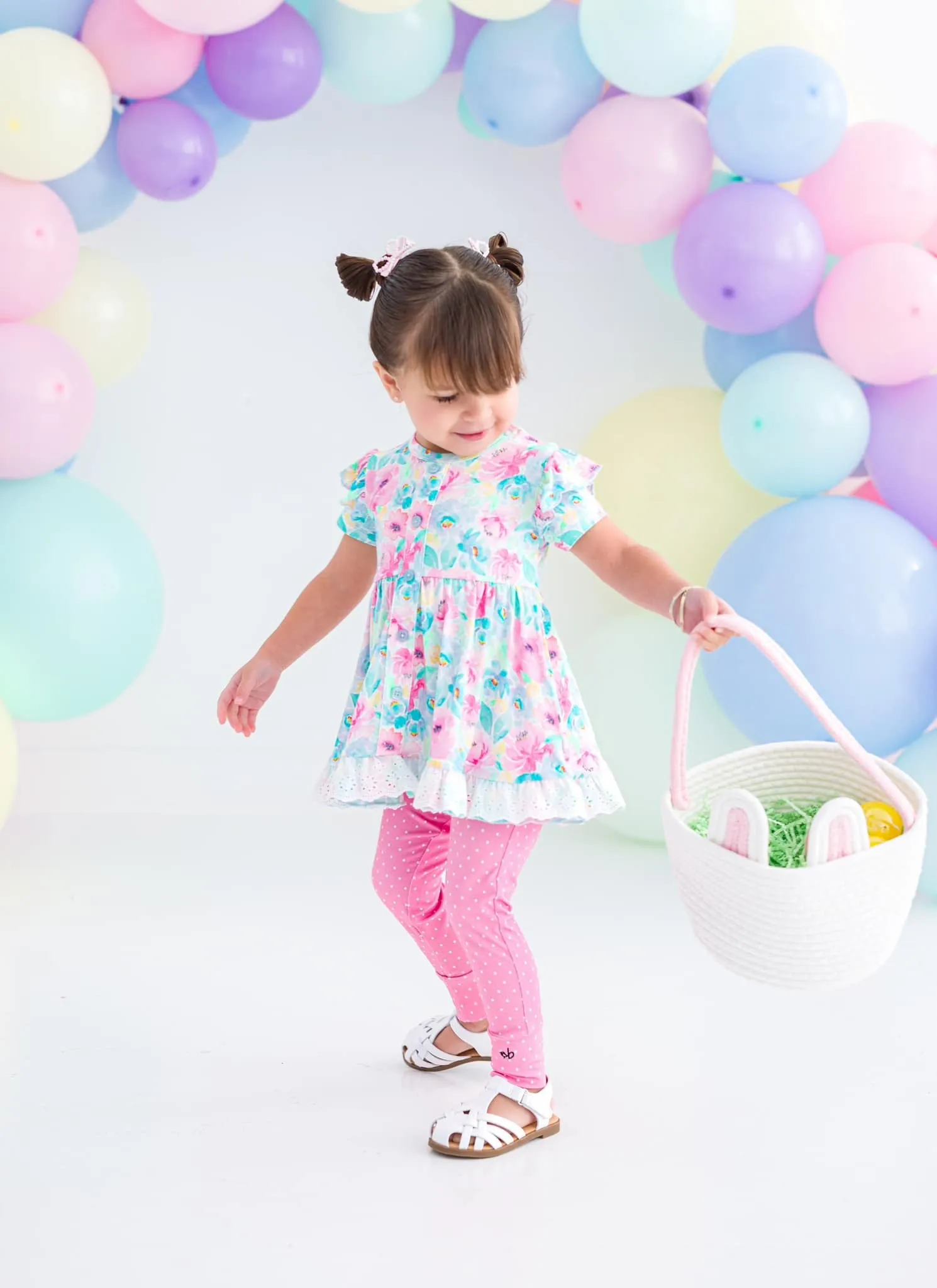 Birdie Bean Trinity Floral Print Birdie Peplum Set