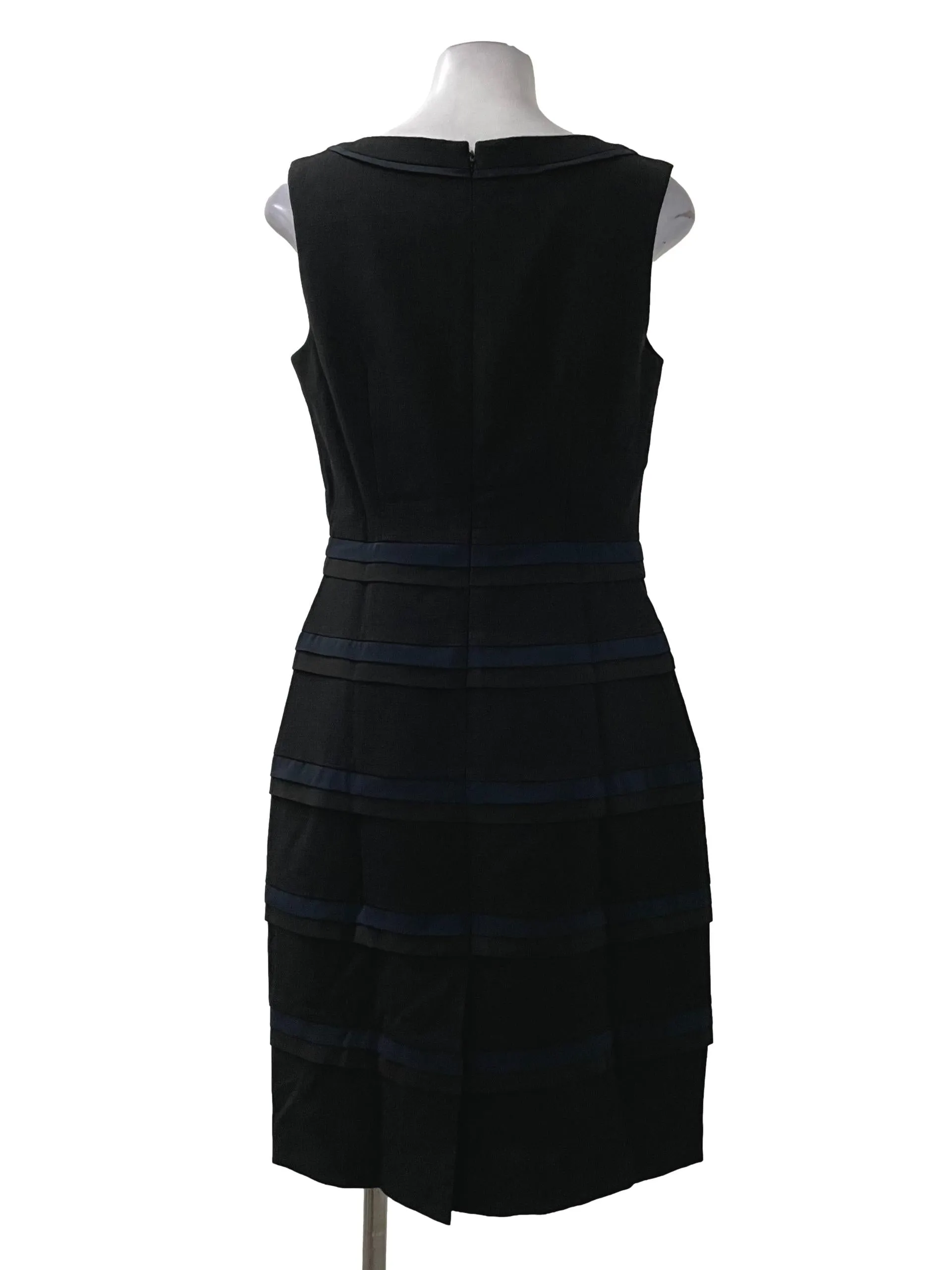 Black Layered Pencil Dress
