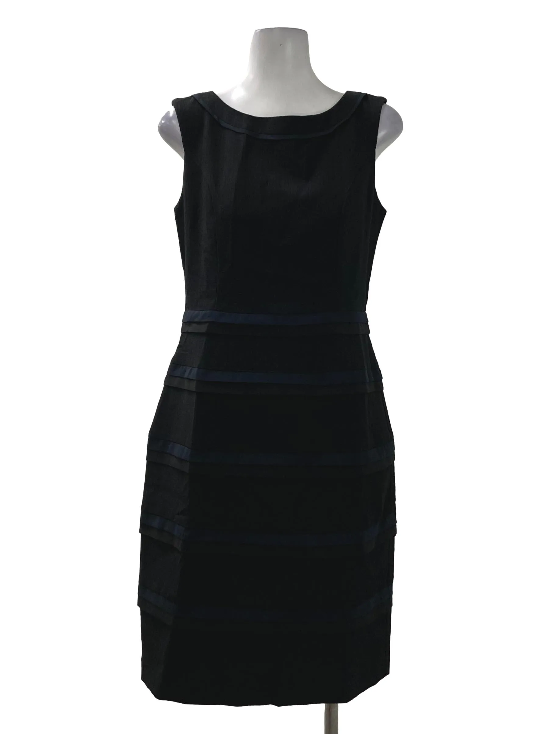 Black Layered Pencil Dress