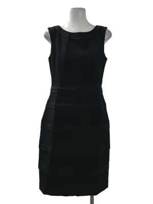 Black Layered Pencil Dress
