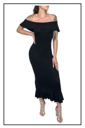 Black Mermaid Dress