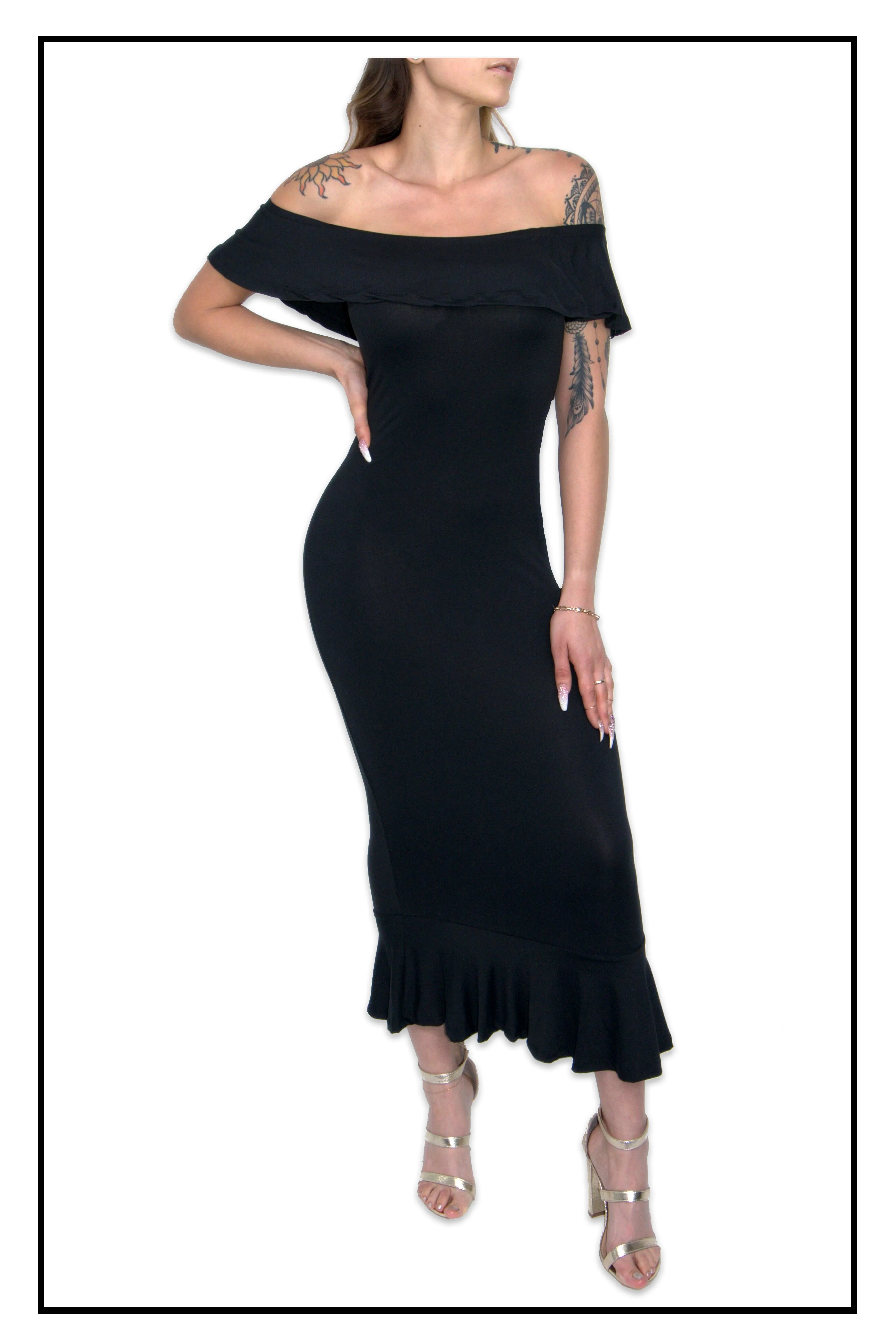 Black Mermaid Dress