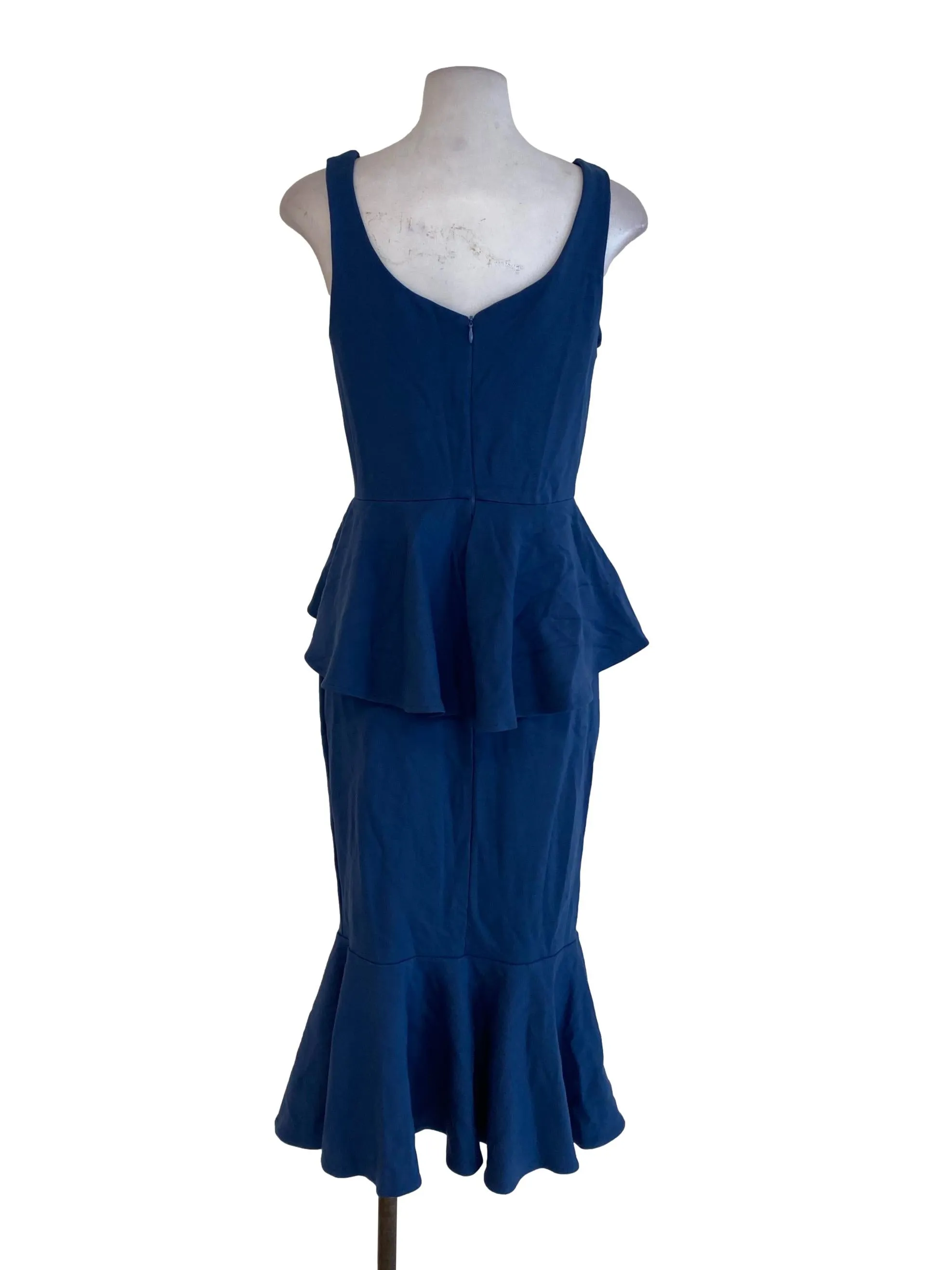 Blue Peplum Dress