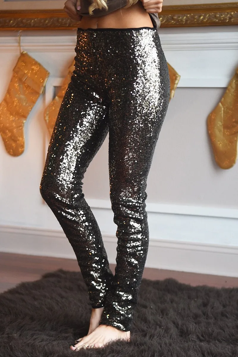 Born to Sparkle Pants ~ Dark Gold