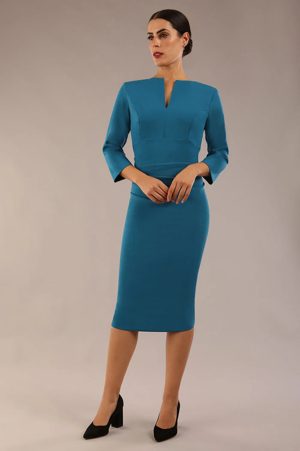 Chandos Sleeved Pencil Dress