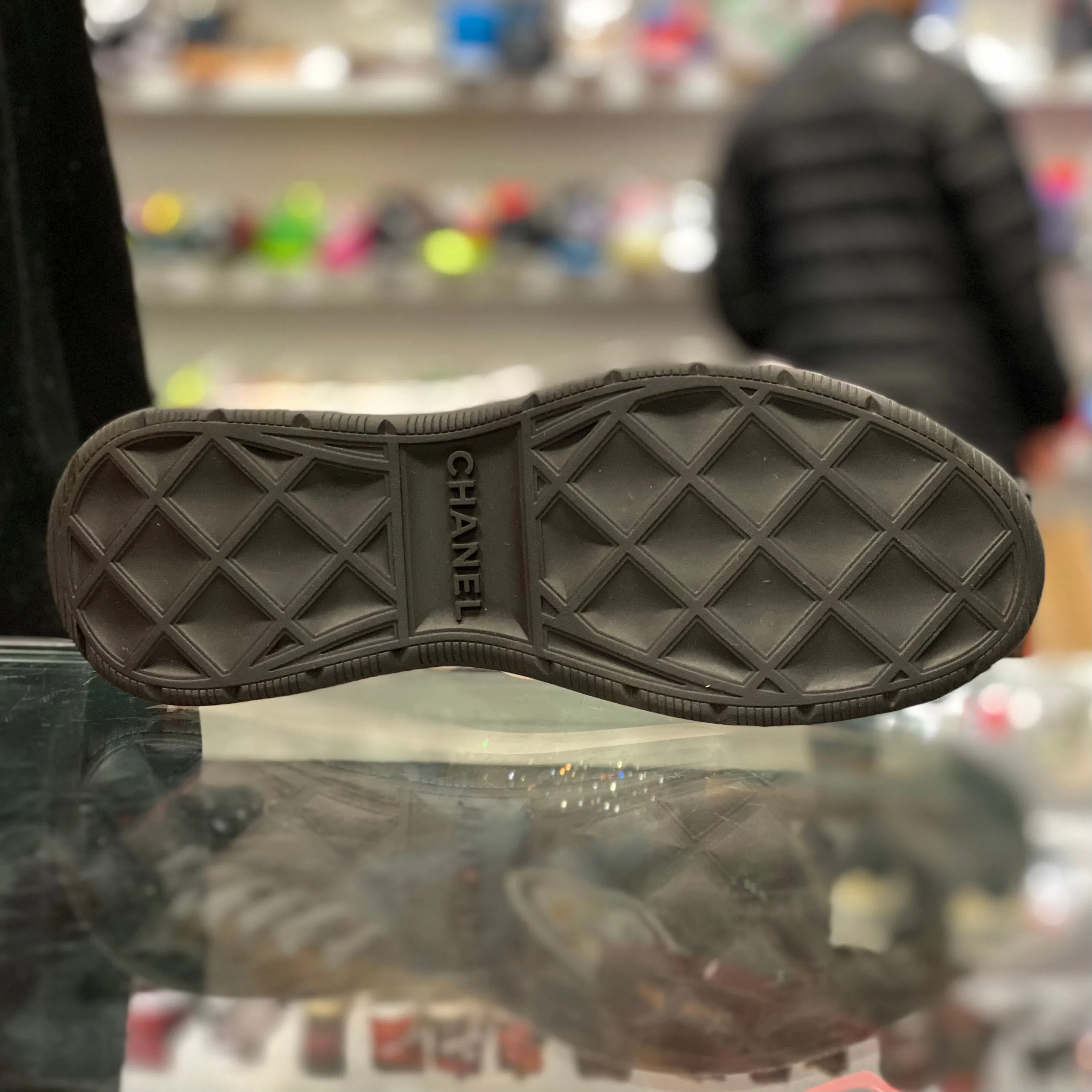 Chanel Low Top Sneaker “Black Velvet Calfskin”
