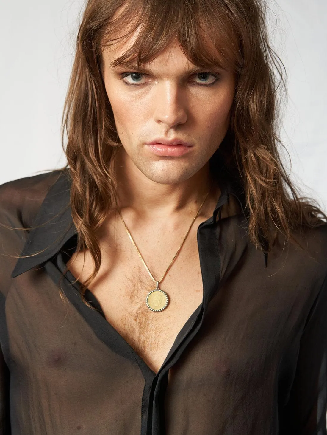CHANTAL SILK SHIRT IN BLACK - Man