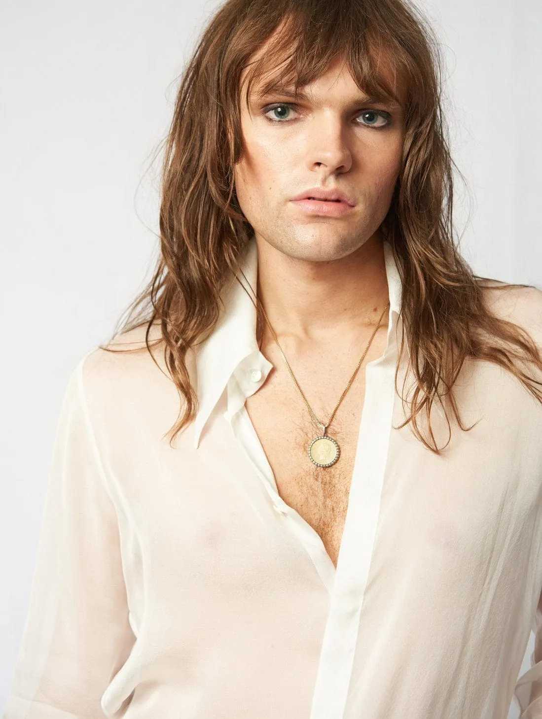 CHANTAL SILK SHIRT IN WHITE - Man