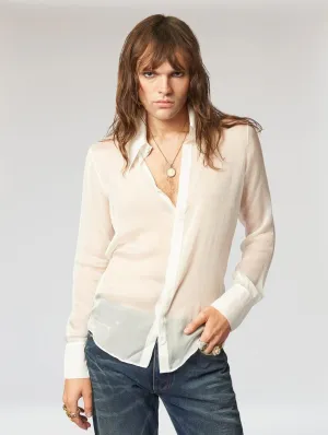 CHANTAL SILK SHIRT IN WHITE - Man