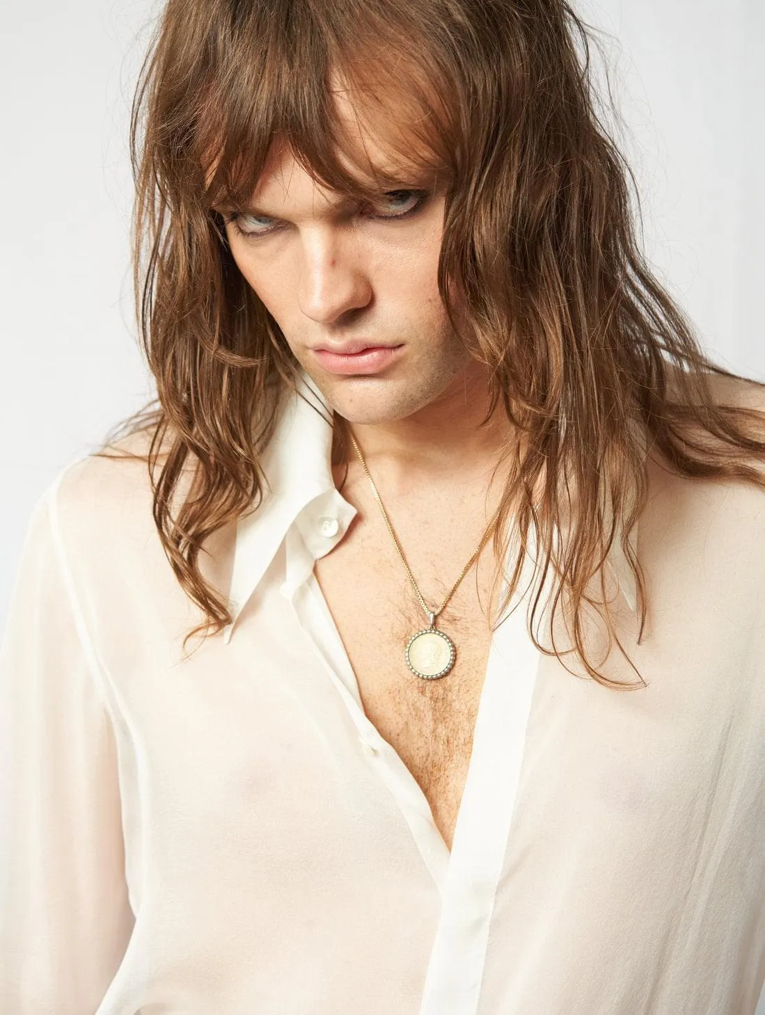 CHANTAL SILK SHIRT IN WHITE - Man
