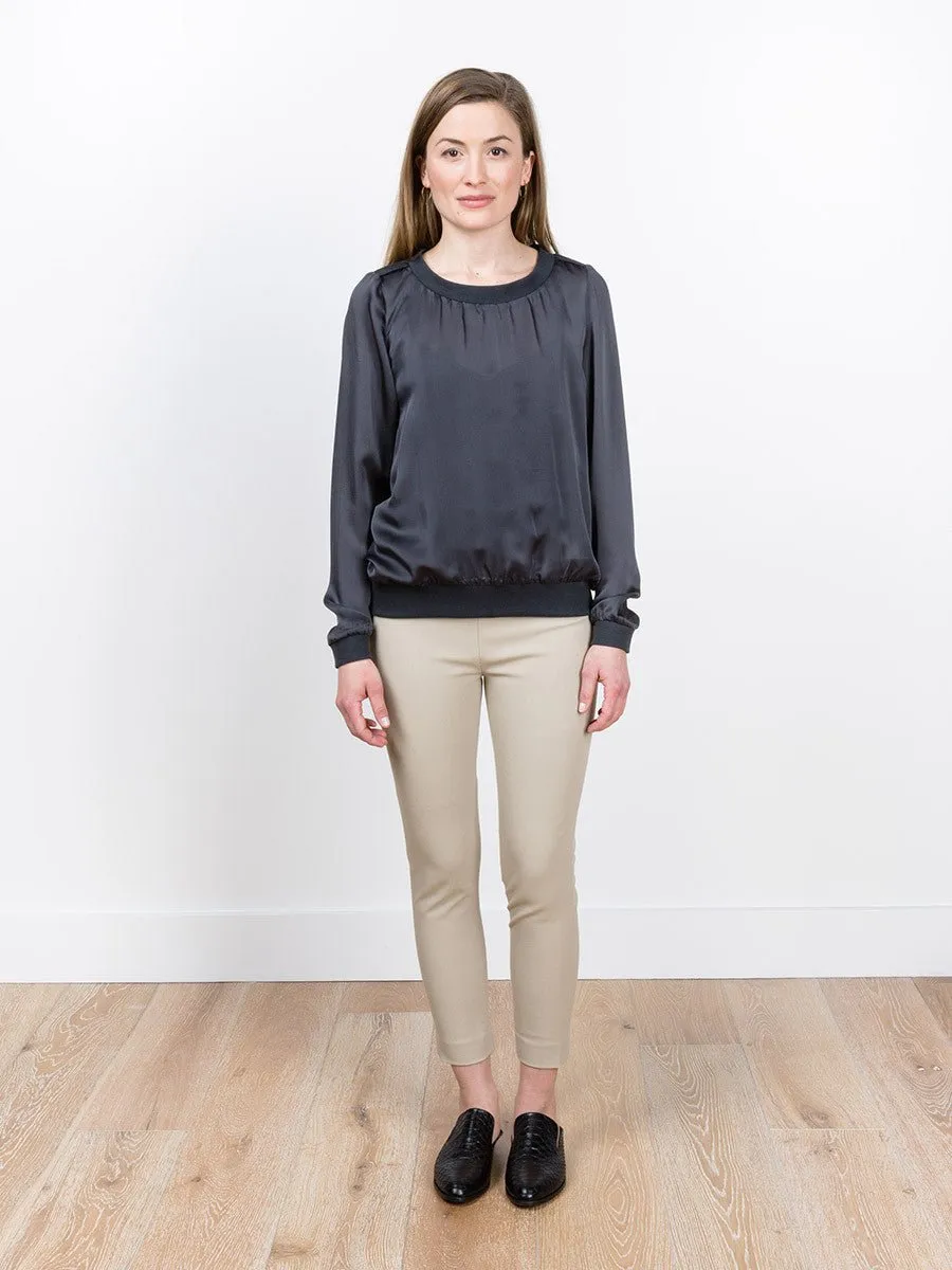 chiffon pullover