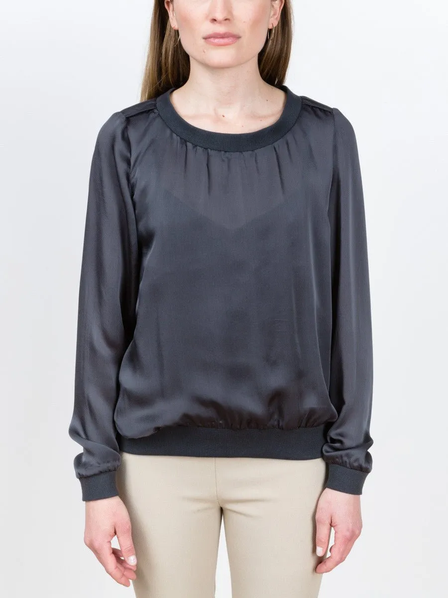 chiffon pullover