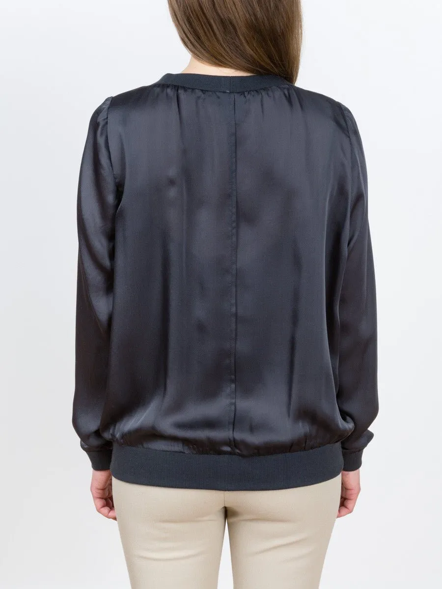 chiffon pullover