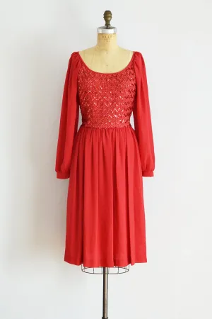 Chiffon Sequin Dress