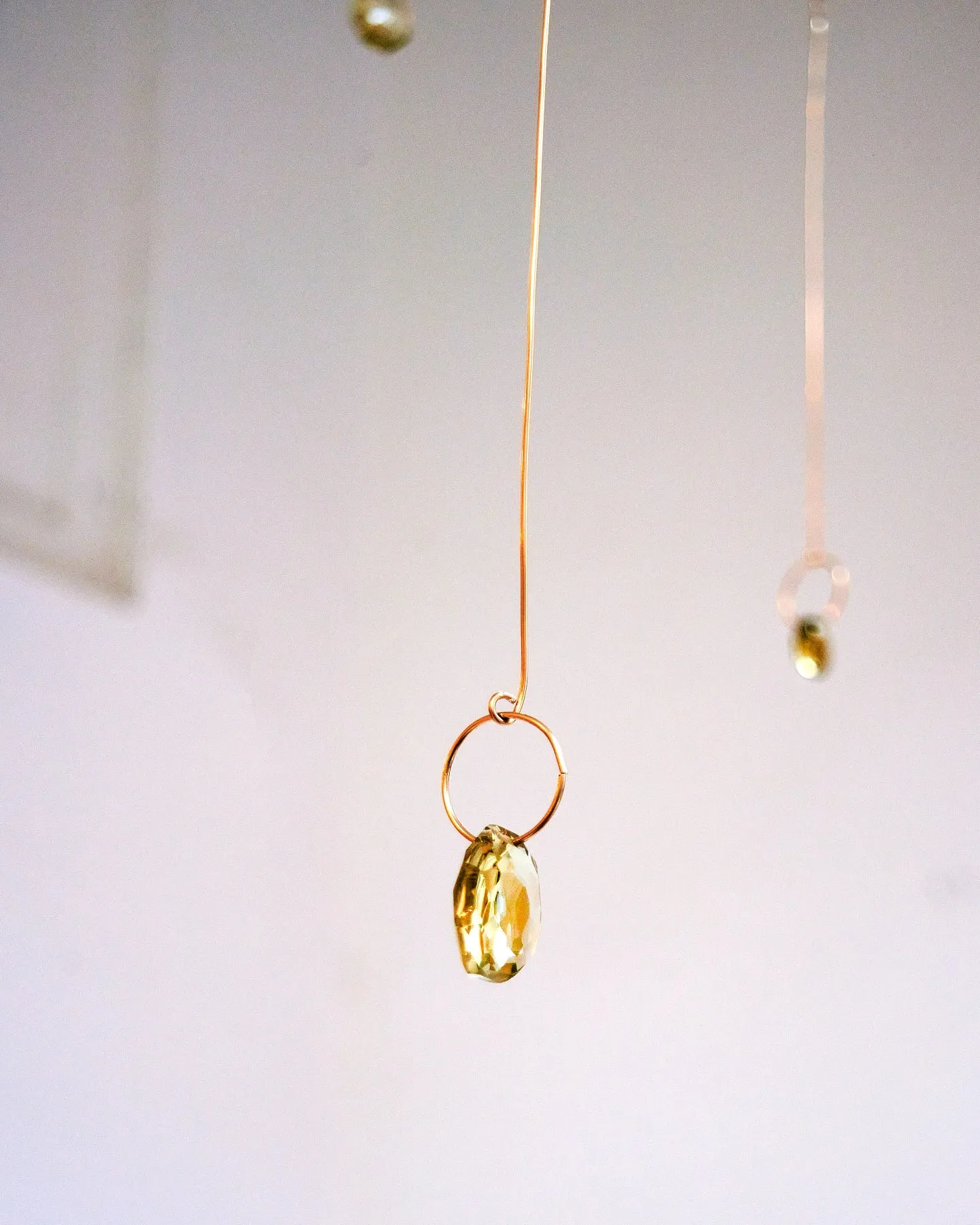 Citrine Pyramid Sculpture