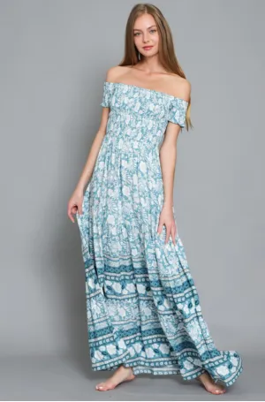 D56 CORNFLOWER MAXI DRESS