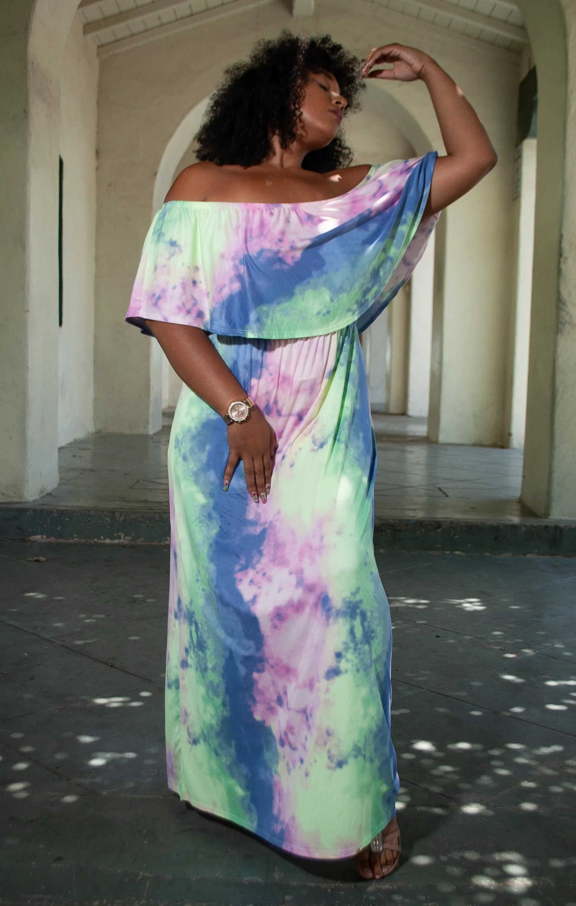 Dalia Tie Dye Dress