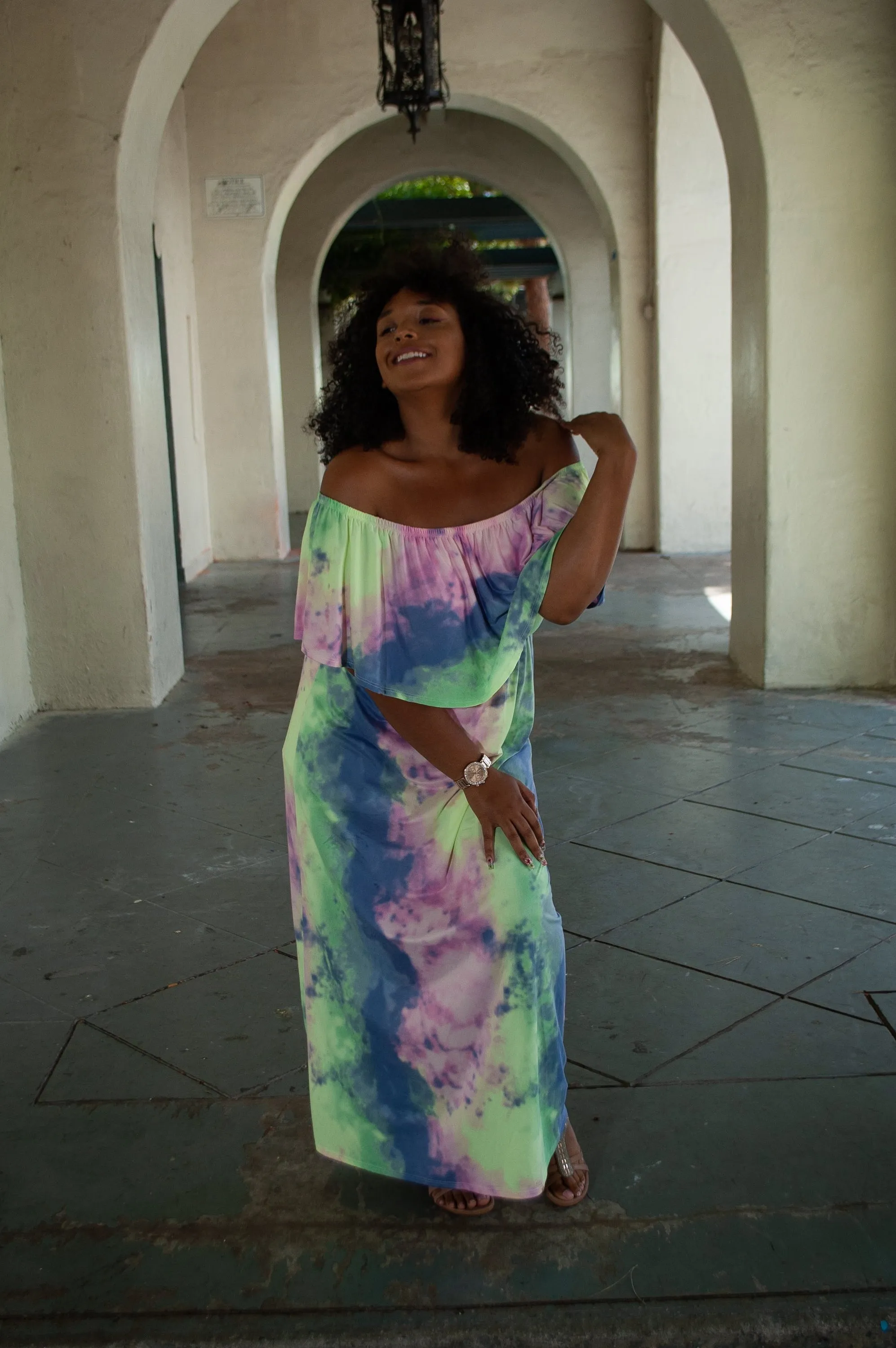 Dalia Tie Dye Dress