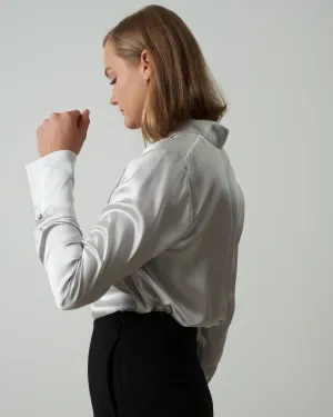 daria blouse - silver