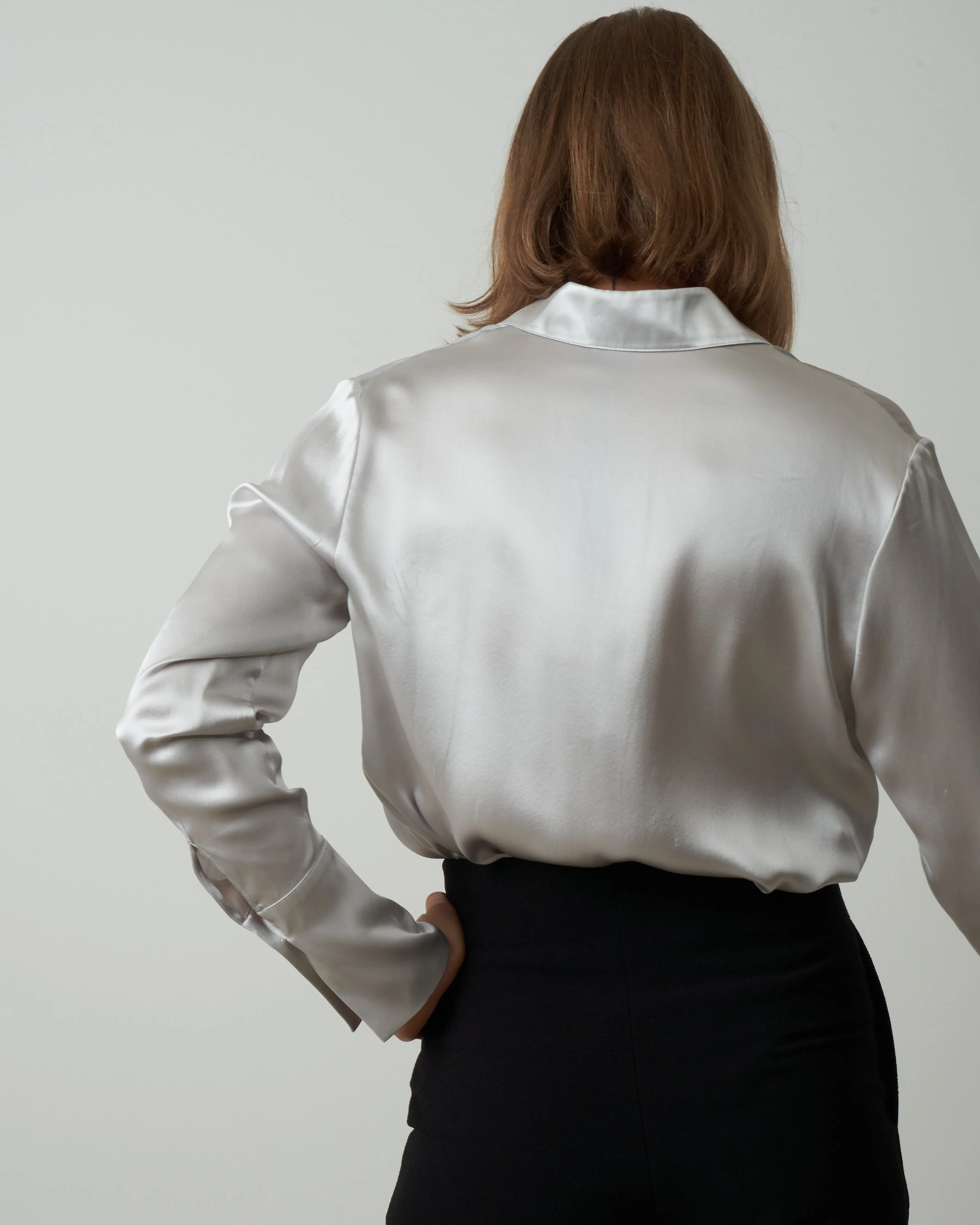 daria blouse - silver