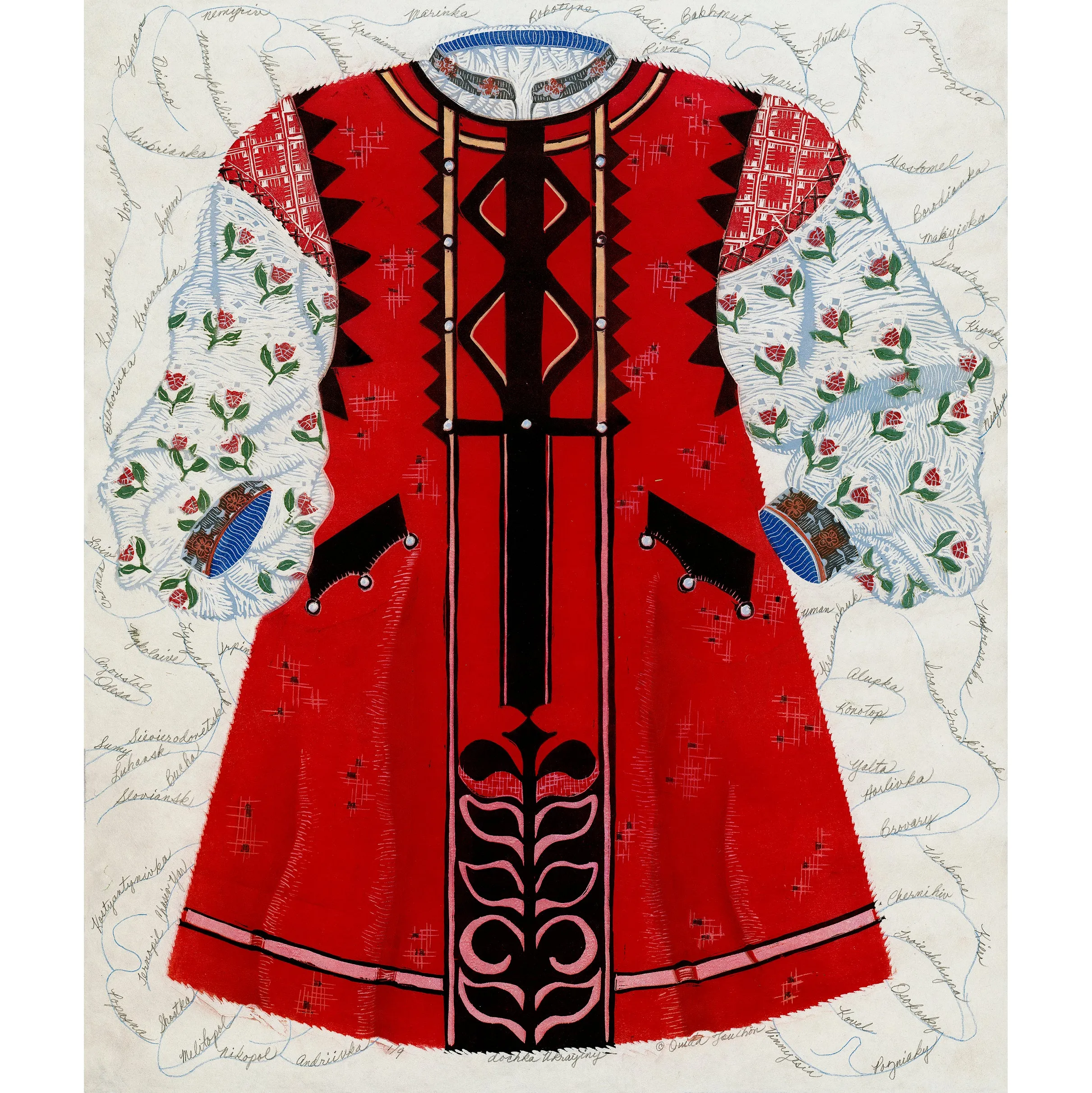 Daughter of Ukraine-Dochka Ukrayiny-original art