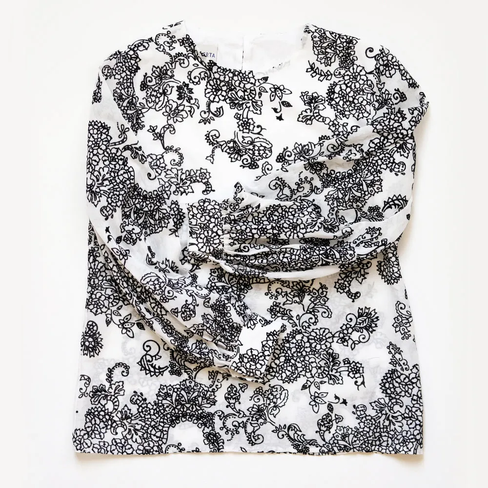 Dauphine Black and White Shirt