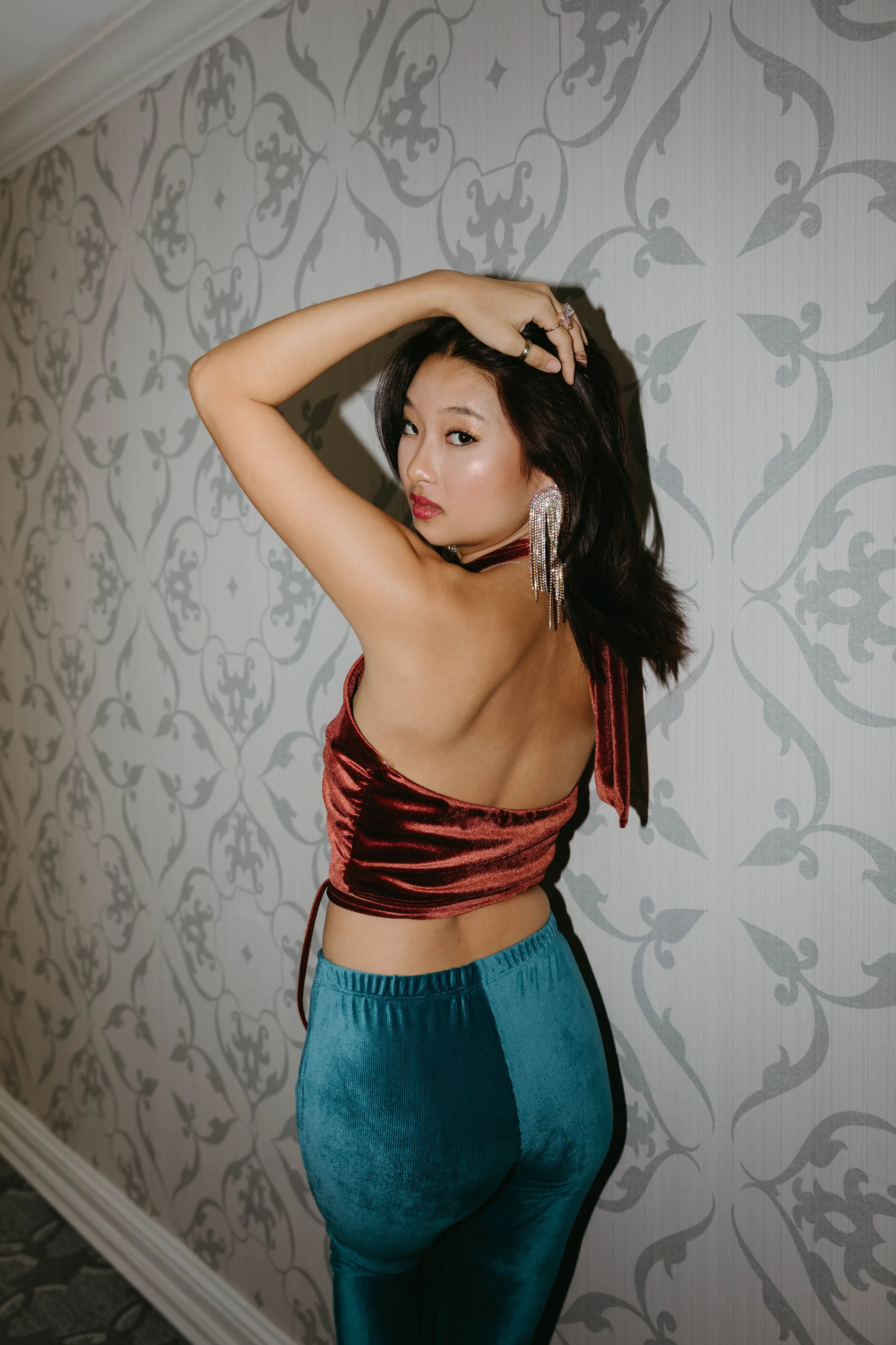 Day Dreaming Crop Top in Cinnamon