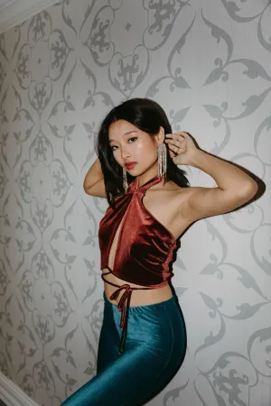 Day Dreaming Crop Top in Cinnamon