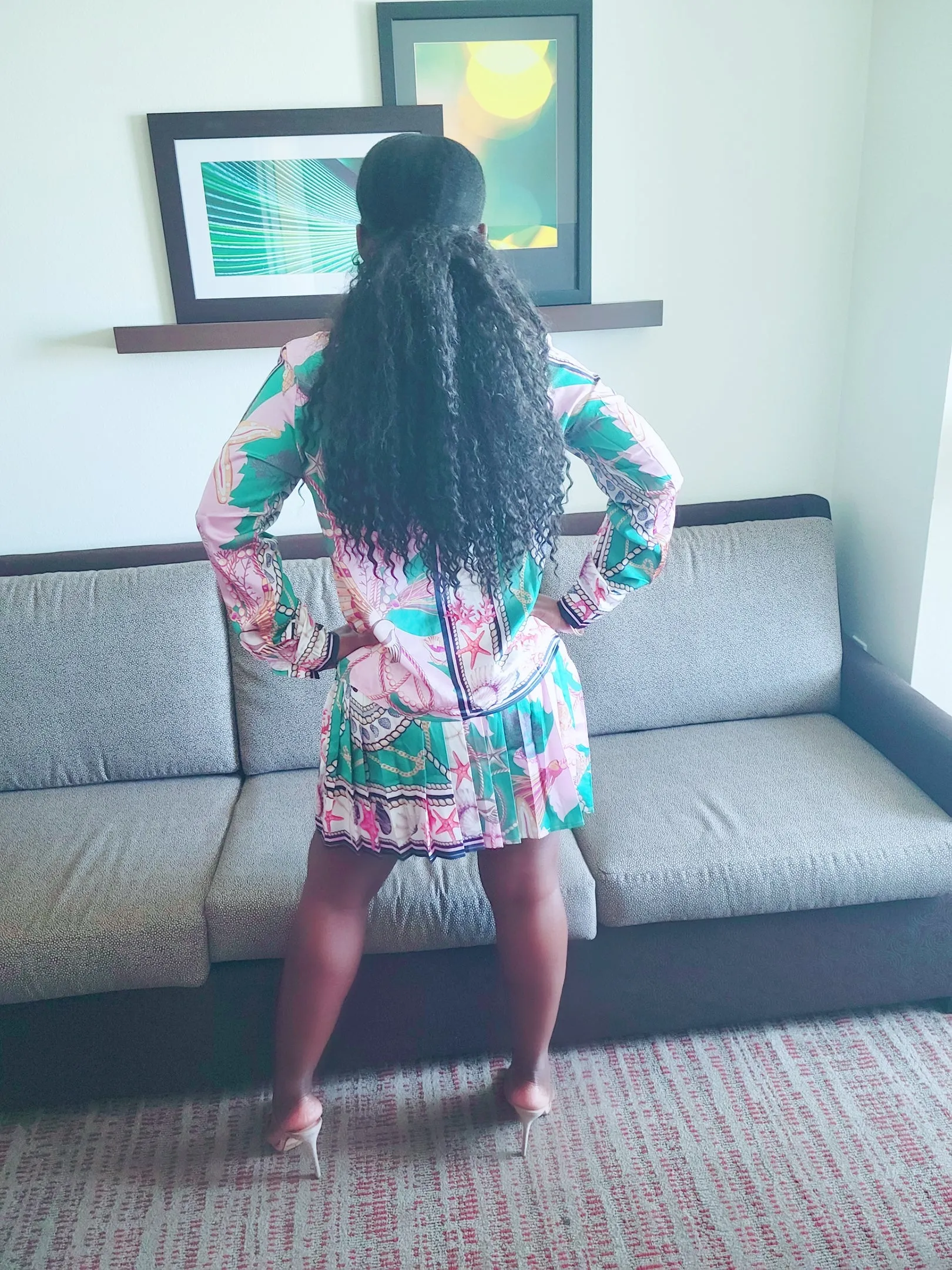 Destination Skirt Set (Green)