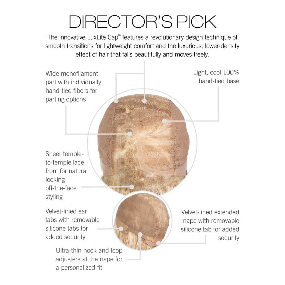 Director's Pick by Raquel Welch (Hand Tied-Lace Front-Mono Top Wig)